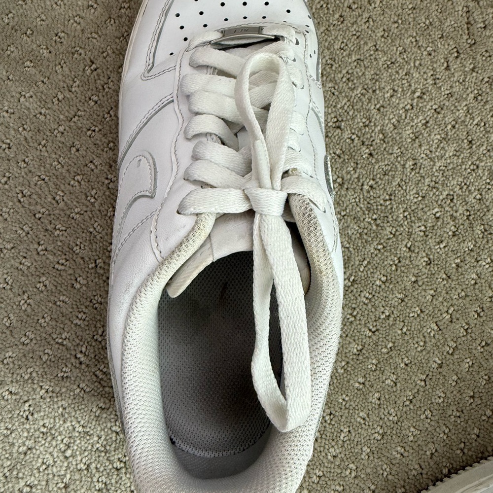 Nike Air Force 1 Low White Sneakers - Picture 7 of 13